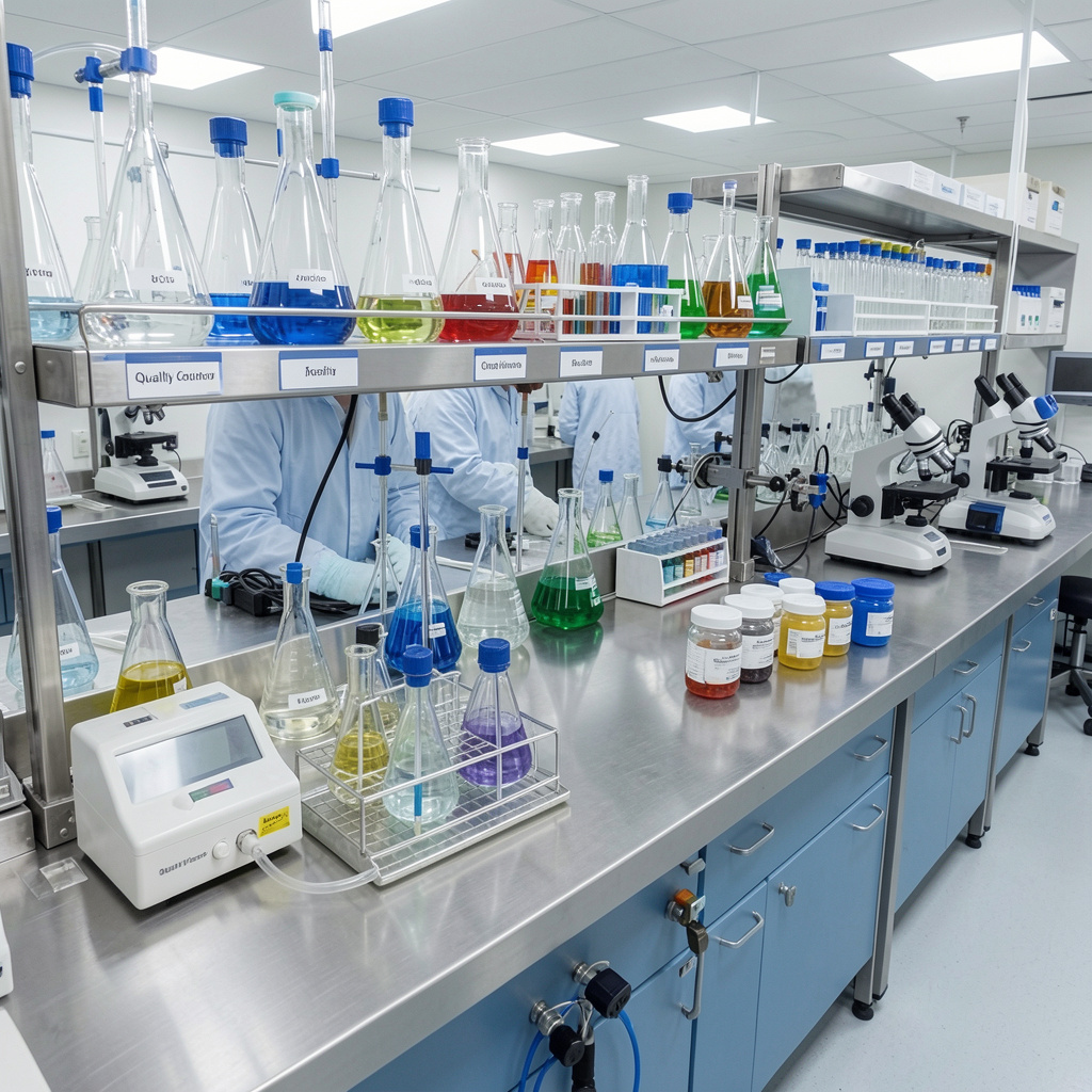 Quality control laboratory testing facility